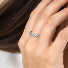 Silver ZINZI Ring | Sweet Apple